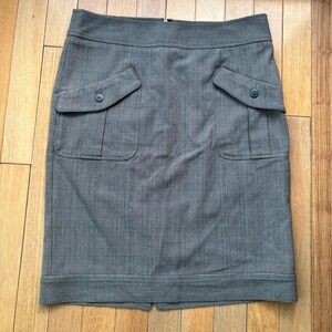 Max Rave Charcoal Pencil Skirt